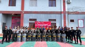 Jelang Natal dan Tahun Baru Serta Pemilu Tahun 2024, Rutan Pasangkayu Gelar Apel Siaga dan Ikrar Netralitas. Foto: Rutan Pasangkayu/dok (22/12)
