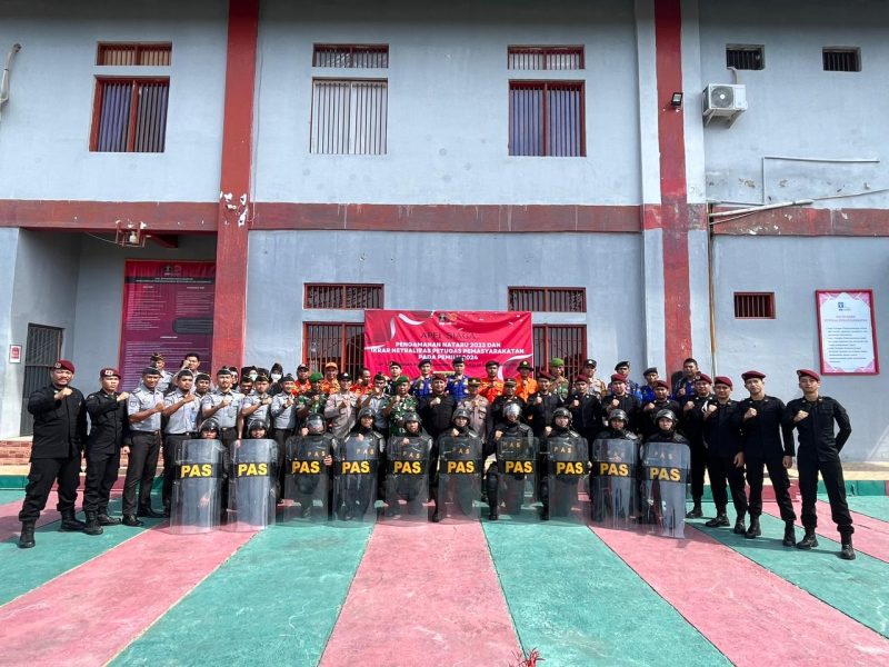Jelang Natal dan Tahun Baru Serta Pemilu Tahun 2024, Rutan Pasangkayu Gelar Apel Siaga dan Ikrar Netralitas. Foto: Rutan Pasangkayu/dok (22/12)