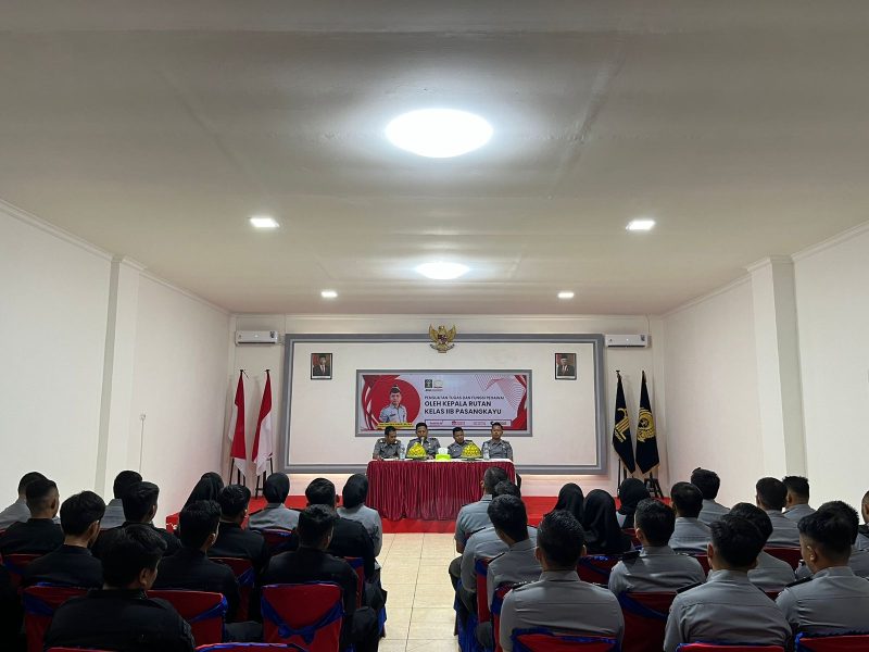 Penguatan Tugas dan Fungsi, Kepala Rutan Pasangkayu Tegaskan “Self Awareness, Self Belonging dan Self Security”. Foto: Rutan Pasangkayu/dok (26/12)