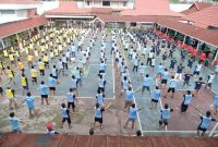Senam Pagi Warga Binaan Rutan Mamuju