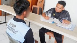 Warga Binaan Rutan Mamuju mengikuti program Litmas oleh Petugas Pembimbing Kemasyarakatan Bapas Polewali