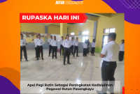 Apel Pagi Rutin Sebagai Peningkatan Kedisiplinan Pegawai Rutan Pasangkayu