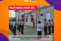 Apel Pagi Rutin Sebagai Peningkatan Kedisiplinan Pegawai Rutan Pasangkayu