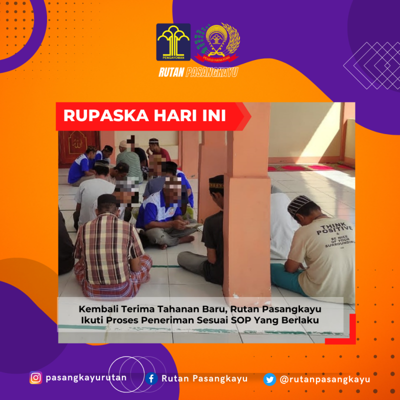 Rutan Pasangkayu Lakukan Pembinaan Kepribadian, Ajari Warga Binaan Baca Alquran. FOto; Rutan Pasangkayu/dok (18/01)
