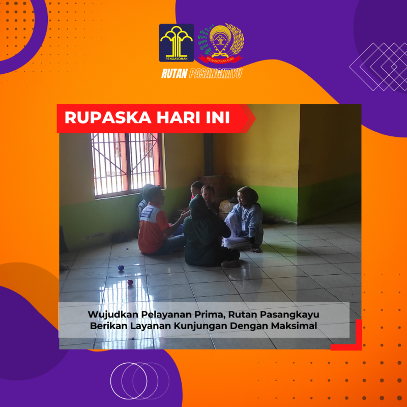 Wujudkan Pelayanan Prima, Rutan Pasangkayu Berikan Layanan Kunjungan Dengan Maksimal. Foto: Rutan Pasangkayu/dok (15/01)