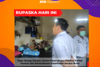 Sapa Warga Binaan, Rutan Pasangkayu Kontrol Kamar Hunian dan Pemeriksaan Kesehatan Secara Rutin