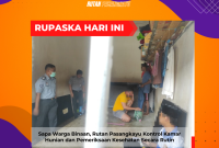 Sapa Warga Binaan, Rutan Pasangkayu Kontrol Kamar Hunian dan Pemeriksaan Kesehatan Secara Rutin