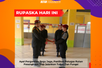 Apel Pergantian Regu Jaga, Pastikan Petugas Rutan Pasangkayu Siap Jalankan Tugas Dan Fungsi. Foto: Rutan Pasangkayu/dok (17/01)
