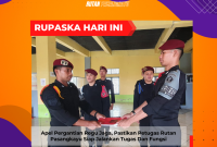 Apel Pergantian Regu Jaga, Pastikan Petugas Rutan Pasangkayu Siap Jalankan Tugas Dan Fungsi. Foto: Rutan Pasangkayu/dok (18/01)
