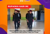 Apel Pergantian Regu Jaga, Pastikan Petugas Rutan Pasangkayu Siap Jalankan Tugas Dan Fungsi