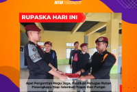 Apel Pergantian Regu Jaga, Pastikan Petugas Rutan Pasangkayu Siap Jalankan Tugas Dan Fungsi