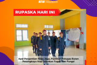 Apel Pergantian Regu Jaga, Pastikan Petugas Rutan Pasangkayu Siap Jalankan Tugas Dan Fungsi