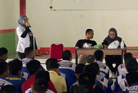 Peduli Kesehatan Warga Binaan, Tim Kesehatan Rutan Pasangkayu Gelar Penyuluhan Kesehatan Cegah Penularan Penyakit. FOto: Rutan Pasangkayu/dok (22/01)
