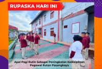 Apel Pagi Rutin Sebagai Peningkatan Kedisiplinan Pegawai Rutan Pasangkayu