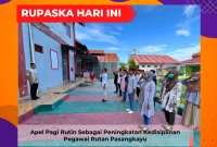 Apel Pagi Rutin Sebagai Peningkatan Kedisiplinan Pegawai Rutan Pasangkayu