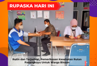 Rutin dan Terjadwal, Pemeriksaan Kesehatan Rutan Pasangkayu Untuk Warga Binaan