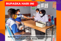 Rutin dan Terjadwal, Pemeriksaan Kesehatan Rutan Pasangkayu Untuk Warga Binaan