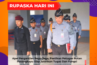Apel Pergantian Regu Jaga, Pastikan Petugas Rutan Pasangkayu Siap Jalankan Tugas Dan Fungsi
