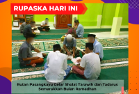 Rutan Pasangkayu Gelar Sholat Tarawih dan Tadarus Semarakkan Bulan Ramadhan
