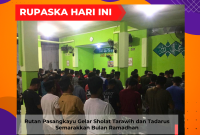 Rutan Pasangkayu Gelar Sholat Tarawih dan Tadarus Semarakkan Bulan Ramadhan