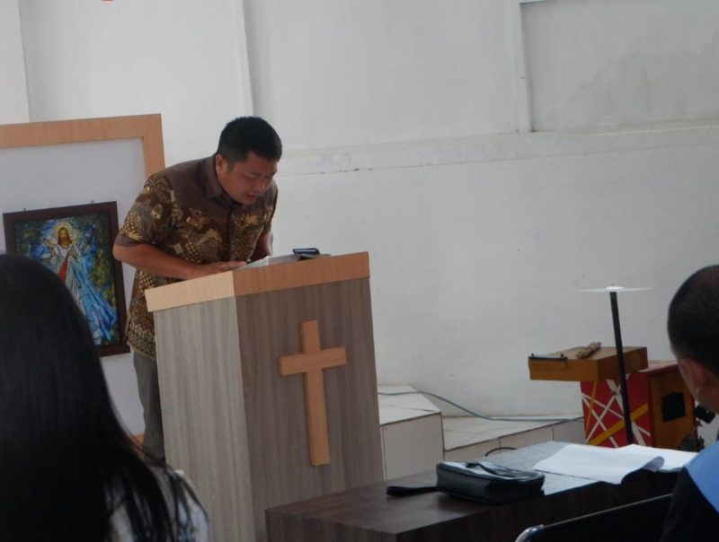 Kegiatan pembinaan Nasrani oleh Penyuluh Kemenag Mamuju