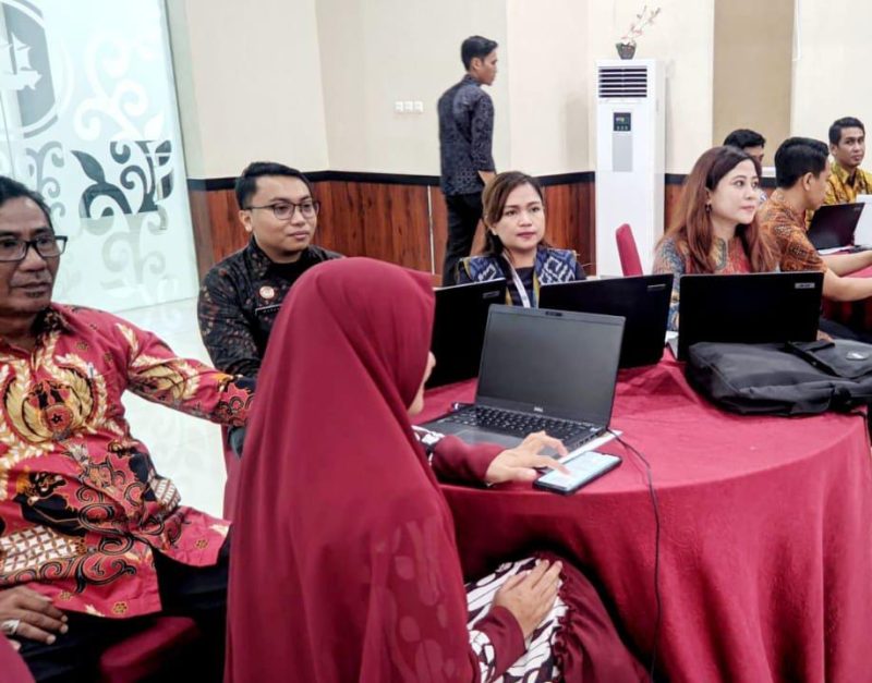 Pegawai Rutan Mamuju mengikuti Sosialisasi SPIP dan Manajemen Resiko