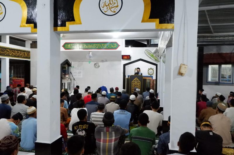 Pelaksanaan Khutbah & Tarawih Ramadhan malam kelima