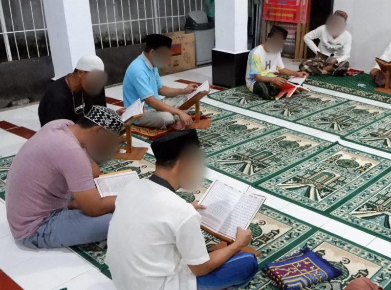 Pelaksanaan Tadarrus Ramadhan oleh Warga Binaan