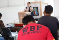 Pelaksanaan kegiatan Ibadah Warga Binaan beragama Nasrani di Rutan Kelas IIB Mamuju