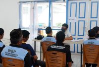 Warga Binaan mengikuti Program Rehabilitasi Sosial Penyalahguna Narkoba bekerjasama dengan BNNP Sulbar