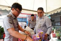 Kadiv. Pas memantau Pemeriksaan Barang pada layanan besukan di Rutan Mamuju