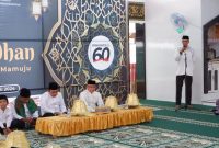 Karutan Mamuju memberikan sambutan pada Safari Ramadhan Lingkup Kemenkumham Sulbar