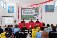 Karutan membuka Penyuluhan Kesehatan bertajuk Pemasyarakatan Sehat