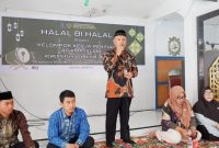 Ketua Pokjaluh Kemenag Mamuju memberikan Tausiah Halal Bi Halal di Rutan Mamuju