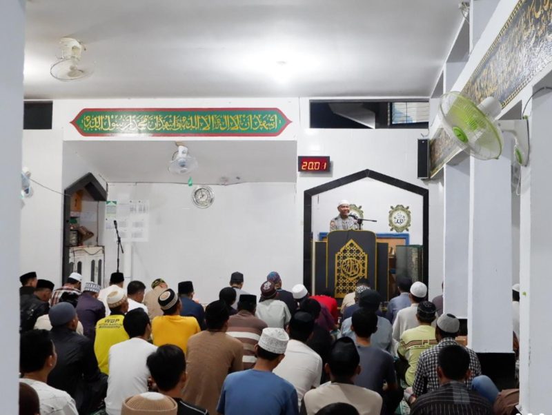 Pelaksanaan Ceramah Islamiah Ramadhan di Masjid At-Taubah Rutan Mamuju