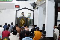 Pelaksanaan Ceramah Islamiah Ramadhan malam ke-28 di Masjid At-Taubah Rutan Mamuju