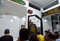 Pelaksanaan Ceramah Islamiah dan Tarawih di Masjid At-Taubah Rutan Mamuju