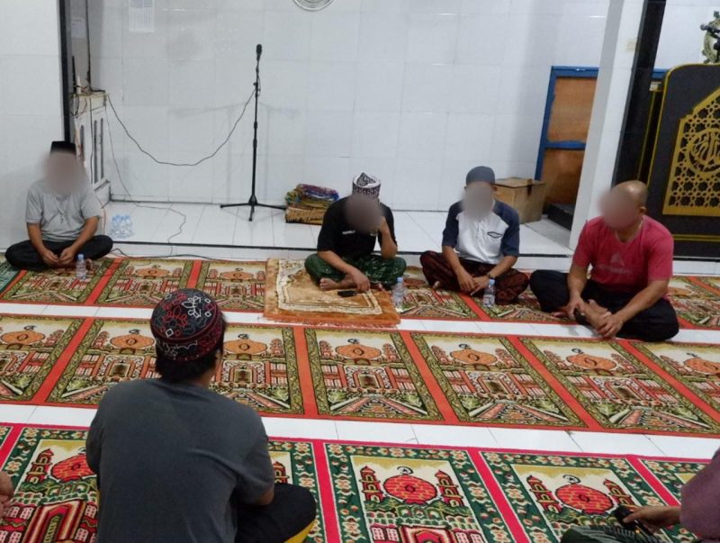 Pelaksanaan Takbir dalam menyambut Idul Fitri oleh Warga Binaan Rutan Mamuju
