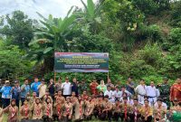 Jajaran Struruktural Rutan Mamuju menghadiri Penanaman Pohon dalam rangka memperingati HUT Ke 67 Kodam XIVHasanuddin