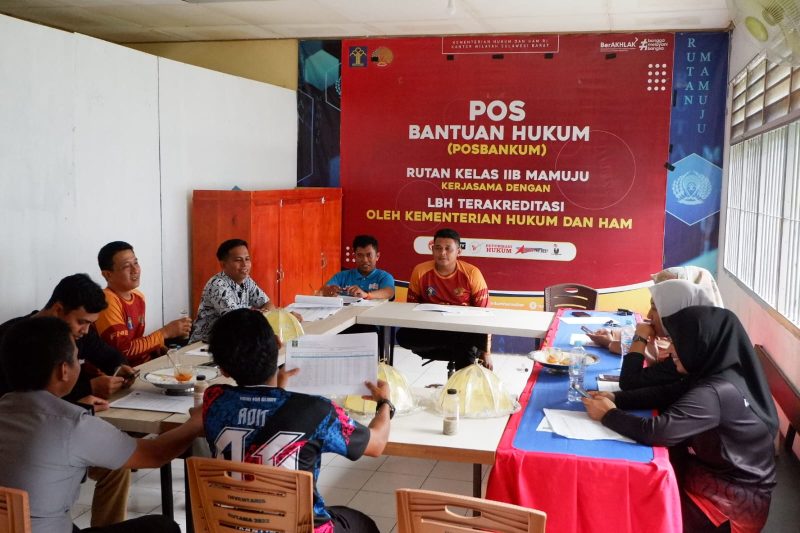 Pelaksanaan Sidang TPP Rutan Kelas IIB Mamuju