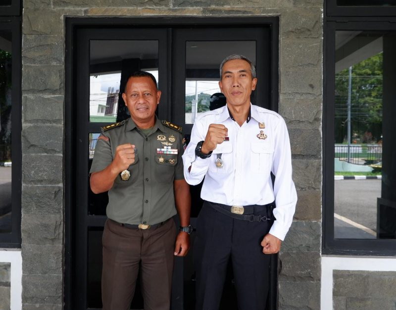 Sinergi yang baik antara Rutan Mamuju dan Kodim 1418 Mamuju menciptakan situasi Kamtib yang aman dan kondusif