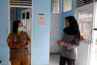Tim dari Puskesmas Binanga melakukan kunjungan di Klinik Rutan Mamuju