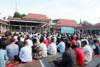 Pelaksanaan Shalat Ied Berjamaah pada Rutan Kelas IIB Mamuju