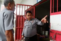 Kadiv. Pas melakukan pengecekan kondisi Blok Hunian Warga Binaan Rutan Mamuju