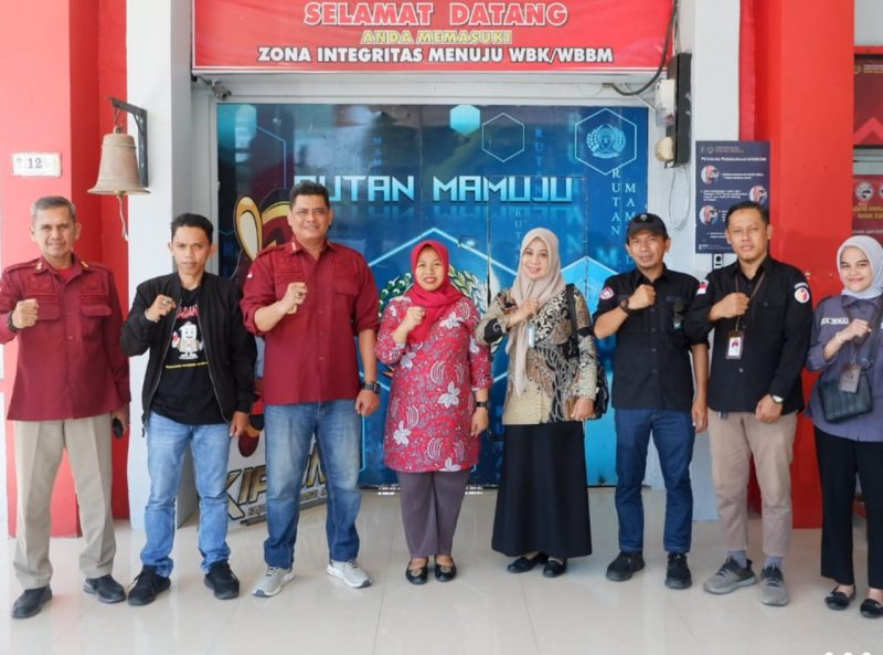 Koordinasi KPU Kab. Mamuju ke Rutan Mamuju terakit pembentukan TPS Lokasi Khusus