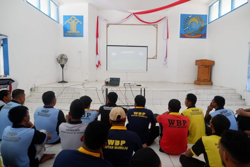 Warga Binaan senang dengan adanya Nobar Final Sepakbola Copa America