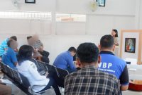 Kegiatan pembinaan kerohanian Nasrani Warga Binaan bekerjasama Penyuluh Kemenag Mamuju