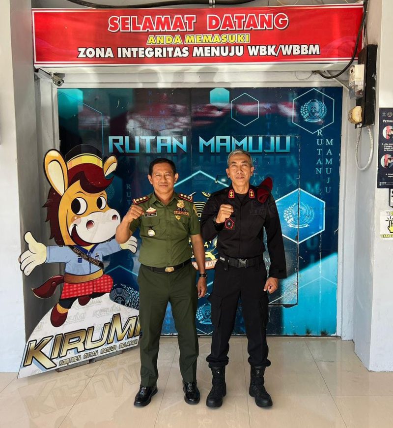 Saling memperkuat sinergi antara Rutan Mamuju dan Gakkum KLHK Wilayah Sulawesi