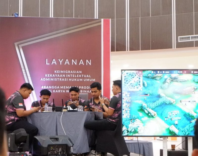 Tim E-Sport Rutan Mamuju meraih gelar Juara 2 pada Turnamen Mobil Legend dalam menyambut Hari Pengayoman Ke-79