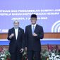 Menteri PANRB Rini Widyantini bersama Kepala BKN Zudan Arif Fakrulloh usai Pelantikan Kepala BKN, Selasa (07/01).